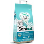 SANICAT Clumping, săpun Marsilia, așternut igienic pisici, granule, bentonită, aglomerant, neutralizare mirosuri, 10l, Sanicat