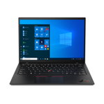 Ultrabook Lenovo ThinkPad X1 Carbon 9th Gen cu procesor Intel® Core™ i7-1165G7 pana la 4.70 GHz , 14", 16GB, SSD 512GB, Intel Iris Xe Graphics, Windows 10 Pro, Black