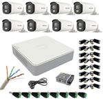 Kit de supraveghere cu 8 camere 5 MP , 