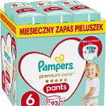 Pampers Scutece Pantaloni Premium Care 6, 15+ kg, 93 buc., Pampers