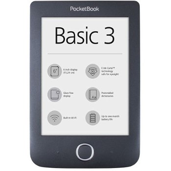Ebook Reader PocketBook Basic 3 PB614, Black