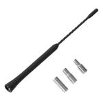 Antena auto 38 cm cu 3 adaptoare, OEM