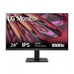 MONITOR LG 24MR400-B.AEUQ 23.8 inch, Panel Type: IPS, Resolution: 1920x1080, Aspect Ratio: 16:9, Refresh Rate:100Hz, Response time GtG: 5ms, Brightness: 250 cd/m², Contrast (static): 1300:1, Viewing angle: 178°(H)/178°(V), Color Gamut (NTSC/, LG
