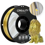 Consumabil Imprimanta 3D Filament CR-Silk PLA 1.75MM 1KG Auriu - Argintiu, CREALITY