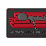 PATCH CAUCIUC - ALWAYS FIRST ON COUCH - COLOR, JTG