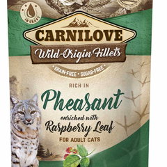 CARNILOVE Plic pentru pisici, cu Vânat şi frunze de zmeur 85g, Carnilove