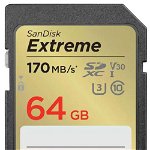 Extreme SDXC 64GB 170/80 MB/s V30 UHS-I U, SanDisk