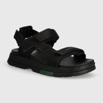 Lacoste sandale Suruga Premium Textile Sandals femei, culoarea negru, cu platforma, 47CFA0015, Lacoste
