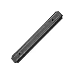 Suport magnetic pentru cutite de bucatarie IdeallStore, PVC, 32 cm, negru, IdeallStore