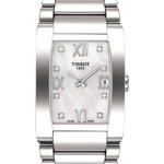 Ceasuri Femei Tissot Womens Generosi-T Diamond Bracelet Watch 25mm - 0073 ctw WHITE MOTHER OF PEARL