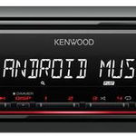 Player auto Kenwood KMM-103RY, 4 x 50W, USB, AUX, Iluminare rosu