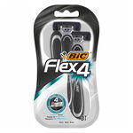 Aparat de ras dispozabil pentru barbati Bic Flex4 cu 4 lame, pachet 3 bucati Aparat de ras dispozabil pentru barbati Bic Flex4 cu 4 lame, pachet 3 bucati