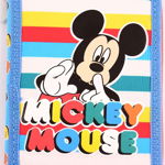 Penar neechipat 3 fermoare Pigna Mickey Mouse albastru MKPE1803-1 mkpe1803-1