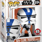 Figurina - Pop! Star Wars: 501st Clone Trooper (Phase II), Alb, 9.5 cm