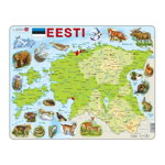 Puzzle Larsen - Physical Map of Estonia, 55 piese (K66-EE), Larsen