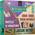 3 jocuri retro - In sus si-n jos. Ratele si vanatorii. Tara, tara, vrem ostasi!, Editura Gama