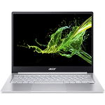 Laptop ultraportabil Acer Swift 3 SF313-52 cu procesor Intel® Core™ i7-1065G7 pana la 3.90 GHz, 13.5", Full HD, 8GB, 512GB SSD, Intel Iris Plus Graphics, No OS, Silver