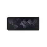 Mouse pad cu model harta lumii, Gonga® Negru 80 x 30 cm