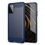 Husa de protectie, Carbon Case, Xiaomi Poco M3, Albastru, OEM