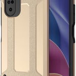 Hurtel Hybrid Armor pancerne hybrydowe etui pokrowiec Xiaomi Redmi K40 Pro+ / K40 Pro / K40 / Poco F3 złoty, Hurtel