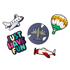 Sticker 3D OEM Travel pentru Husa Telefon / Tableta, Set 5 bucati, Multicolor, GSMnet Sticker 3D OEM Travel pentru Husa Telefon / Tableta, Set 5 bucati, Multicolor, GSMnet