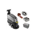 Masina pentru spalat si aspirat pardoseli cu baterii 24V, Dynamic 45B, productivitate 1600 mp/h, Autonomie 1,5-2 ore