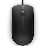 Mouse MS116 USB 3-button Optical Mouse, Black, Dell