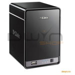 D-Link, 2 Bay Network Video Recorder (NVR), suporta 9 camere IP, mydlink Cloud, SATA II, 3.5'', GbE