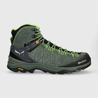 Salewa pantofi Alp Trainer 2 Mid GTX barbati, culoarea albastru marin, izolat, Salewa