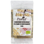 Popcorn Bio pentru Cuptor cu Microunde cu Sare si Rozmarin Pronat - 45 g