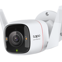 Camera de supraveghere TP-Link Tapo C325WB, conexiune Wi-Fi sau prin cablu, 4MP, 2K QHD ,Night Vision ColorPro, Detecteaza miscare si a pers