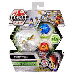 Spin master - Set figurine Ryerazu Cimoga , Bakugan , Pachet de start, S2, Cu Troz Nobillious Ultra