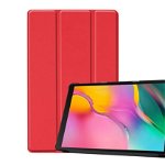 Lemontti Husa Custer Texture Leather Case Tableta Samsung Galaxy Tab A 2019 10.1 inch Rosu