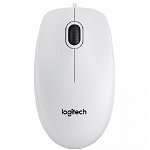 Mouse Logitech B100 OEM Optical USB Mouse White