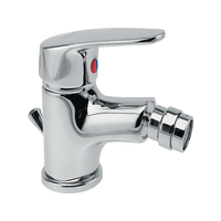 Baterie bideu FERRO Smile BSM6, alama sanitara, argintiu