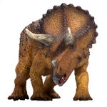 Figurina triceratops maro mojo, Mojo
