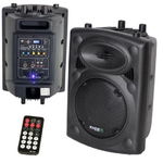 Boxa Profesionala Activa Ibiza, 250 W, Bluetooth, Telecomanda, OEM