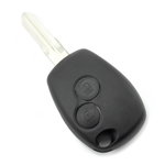 Carcasa cheie Dacia, Renault cu 2 butoane si suport baterie din inox CC216