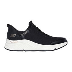 Skechers, Pantofi sport slip-ins Bobs Arch Comfort din plasa, Negru, 41 Skechers, Pantofi sport slip-ins Bobs Arch Comfort din plasa, Negru, 41