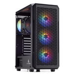 PC Gaming ZMEU Elite, AMD Ryzen 5 3500 3.6GHz, 8GB DDR4, 500GB SSD, RX 6400 4GB GDDR6, Iluminare RGB