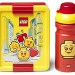 Set pentru pranz LEGO Iconic rosu-galben, LEGO