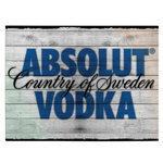 Tablou poster logo Absolut Vodka - Material produs:: Poster pe hartie FARA RAMA, Dimensiunea:: 80x120 cm, 