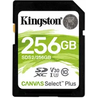 Card de memorie Kingston - Canvas Select Plus, 256GB, SDXC, Class 10