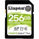 SDXC Canvas Select Plus Class 10 UHS-I 256GB, Kingston