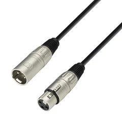Cablu audio Adam Hall XLR, 3m, 3 STAR MMF 0300, negru