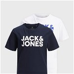 Jack&Jones Junior Set 2 tricouri Corp Logo 12199947 Colorat Regular Fit, Jack&Jones Junior