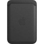 Portofel Apple din piele cu MagSafe pentru Apple iPhone 12/12 mini/12 Pro/12 Pro Max, MHLR3ZM/A, Black