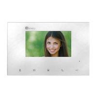 Videointerfon de interior Genway 3034, 8 zone, 4.3 inch, 480 x 272 pixeli, Genway