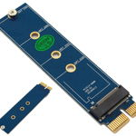 Adaptor SSD M.2 NVMe la PCI Express x1, universal, albastru, Pro Cart