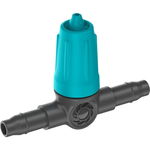 Micro-Drip-System Adjustable Series Dripper 0-15 l/h (black/turquoise, 10 pieces, model 2023), Gardena